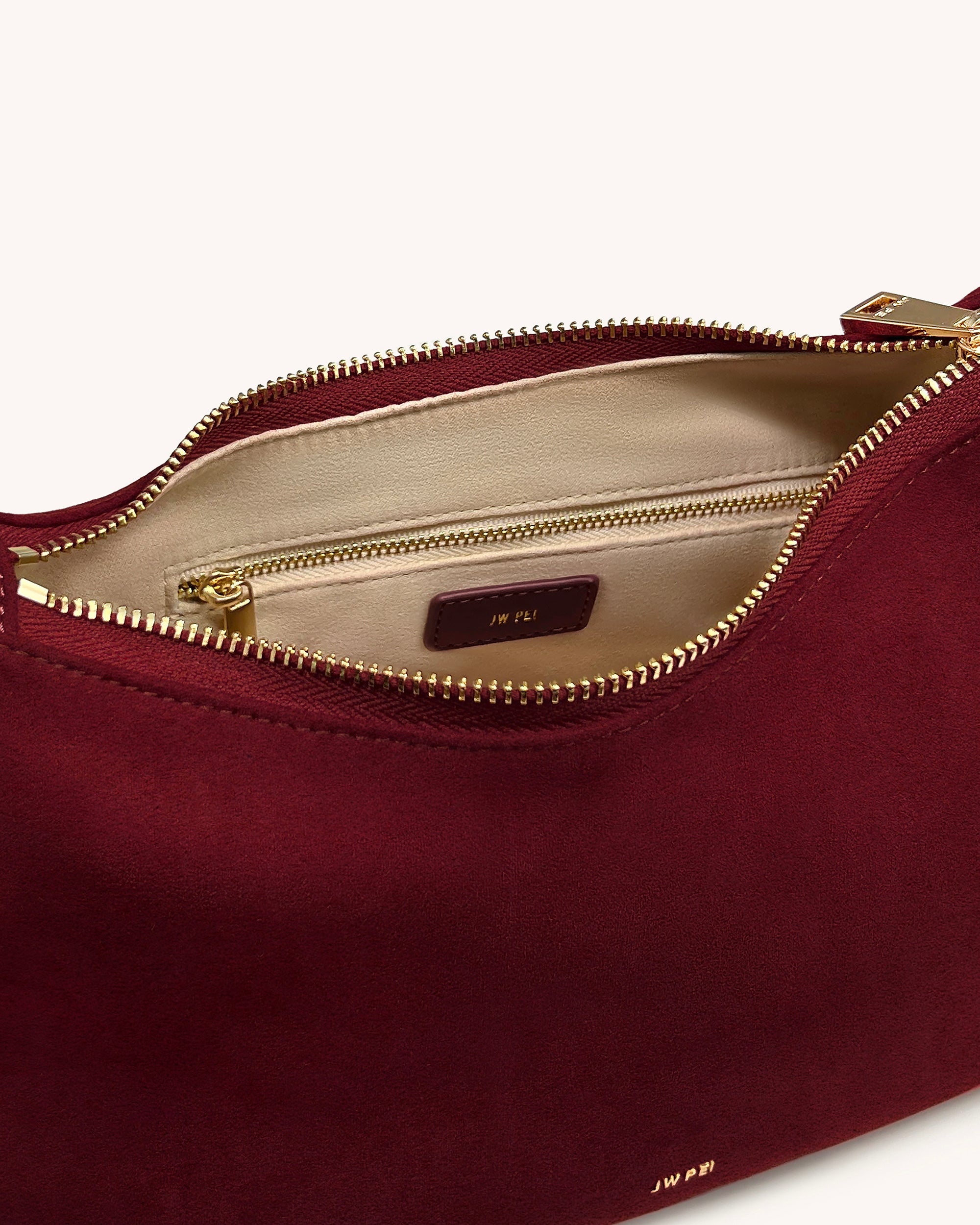 Nell Fringe Hardware Top Handle Bag - Burgundy