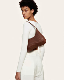 Ruby Shoulder Bag - Umber Croc