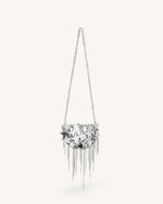 Anika Star-Embellished Chain Bag - Silver