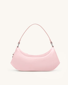 Lily Orchid Embroidered Shoulder Bag - Pink