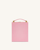 Taya Tabby Cat Pattern Book Shape Clutch Bag - Pink