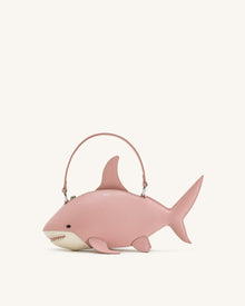 Nerys Shark Look Top Handle Bag - Pink