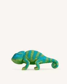 Hazel Chameleon Clutch - Green/Blue