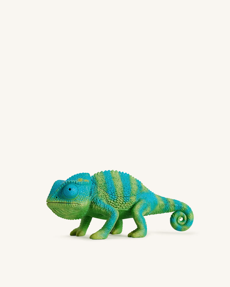 Hazel Chameleon Clutch - Green/Blue