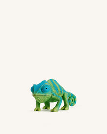 Hazel Chameleon Clutch - Green/Blue