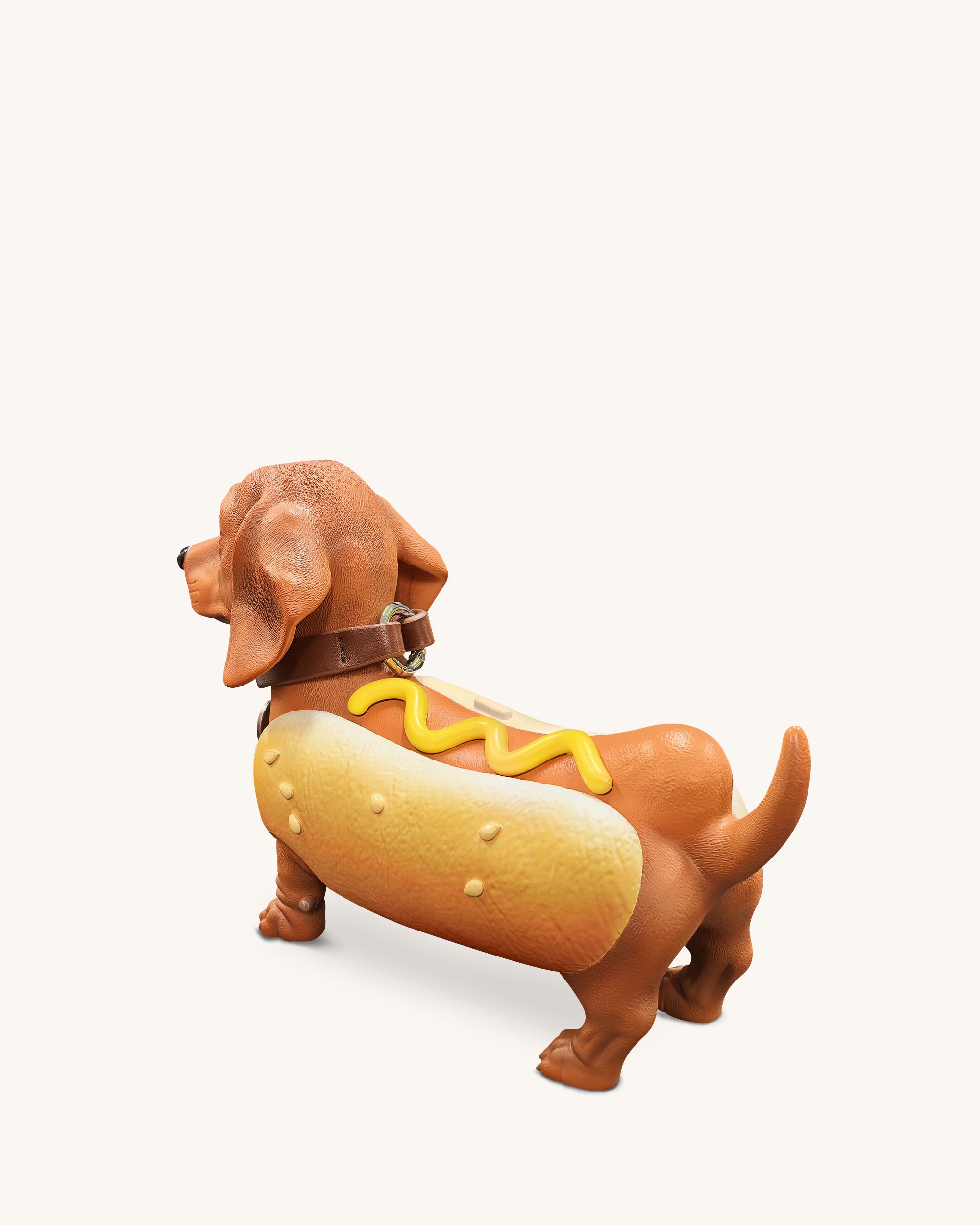 Dachshund Hot Dog Bag - Brown/Yellow