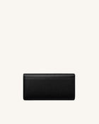 Seren Flap Long Wallet - Black