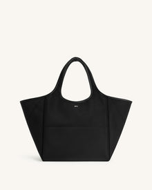 Eliana Nylon Tote Bag - Black