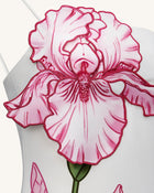 Iris Appliqué Mini Dress - White
