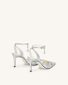 Haidi Artificial Crystal Pumps - Silver