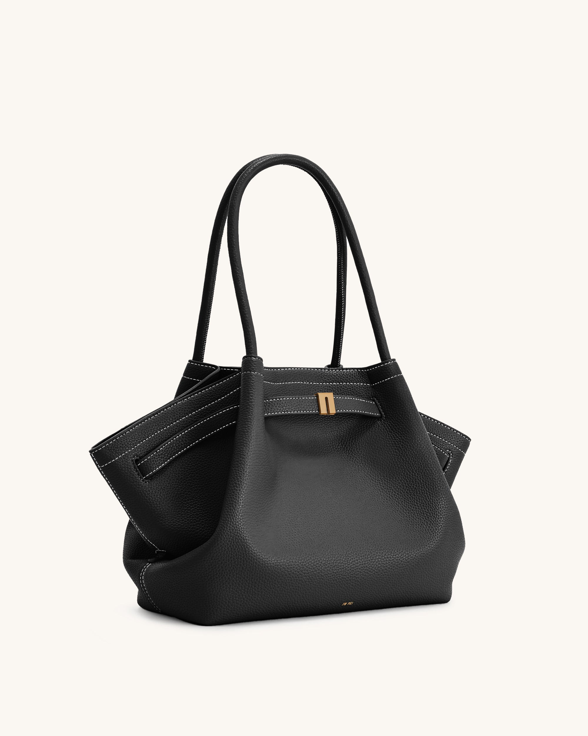Hana Medium Tote Bag - Black