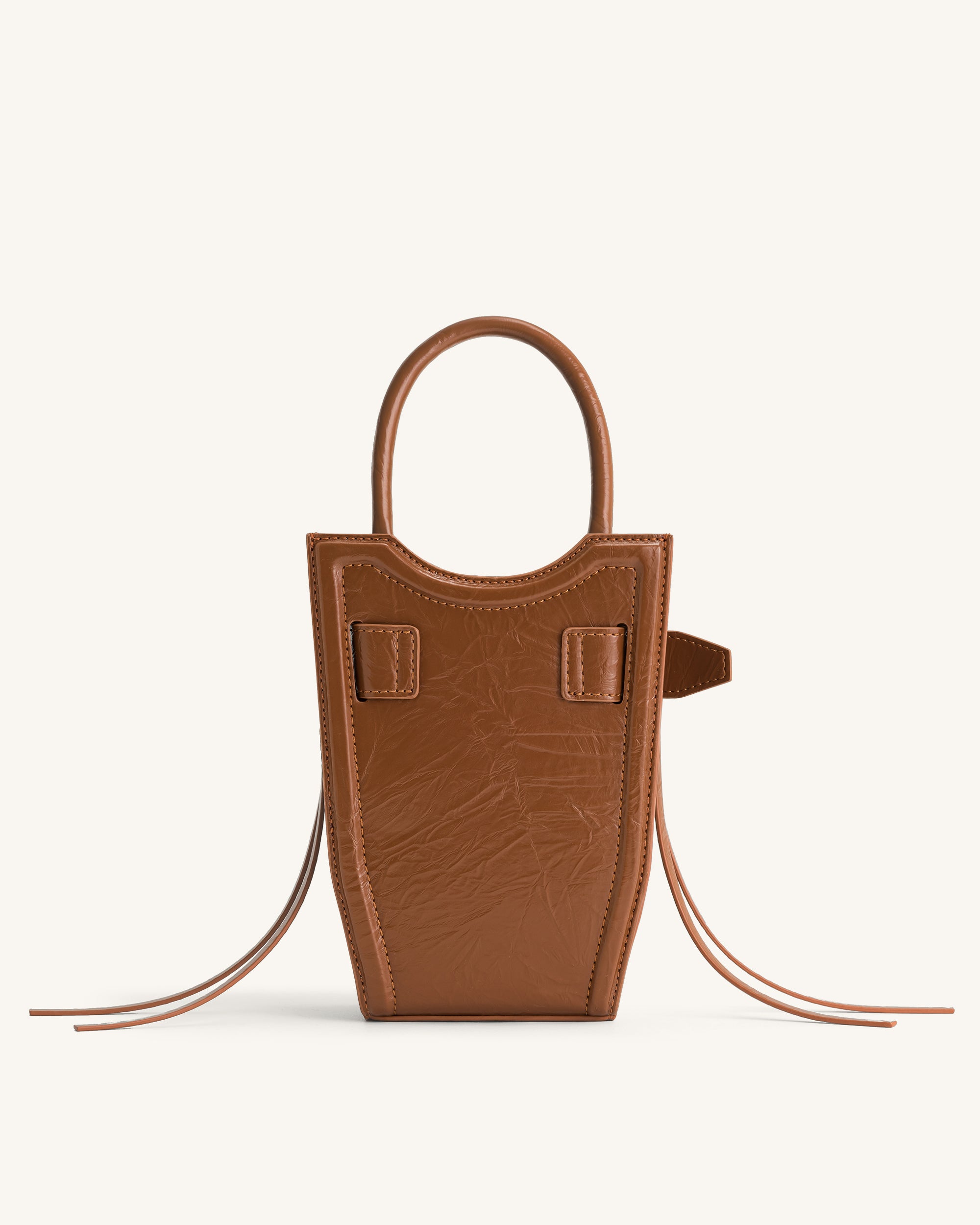FEI Crushed Straps Phone Bag - Brown | JW PEI