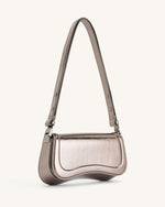 Joy Metallic Shoulder Bag - Anthracite