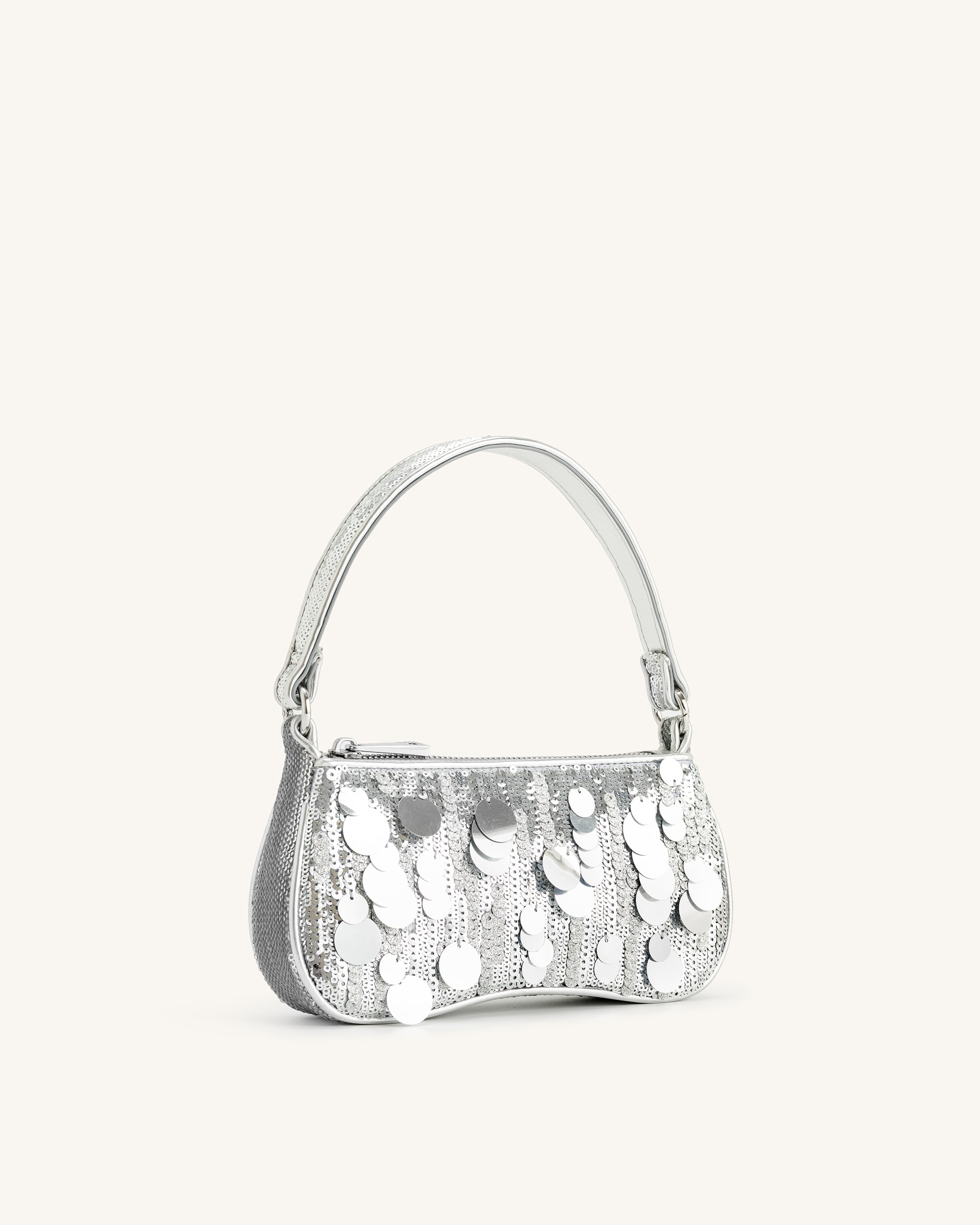 Prada Logo Sequin Tote With Pouch on SALE