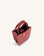 FEI Metallic Phone Bag - Red Ochre Lizard