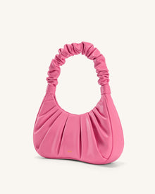 Gabbi Ruched Hobo Handbag - Pink