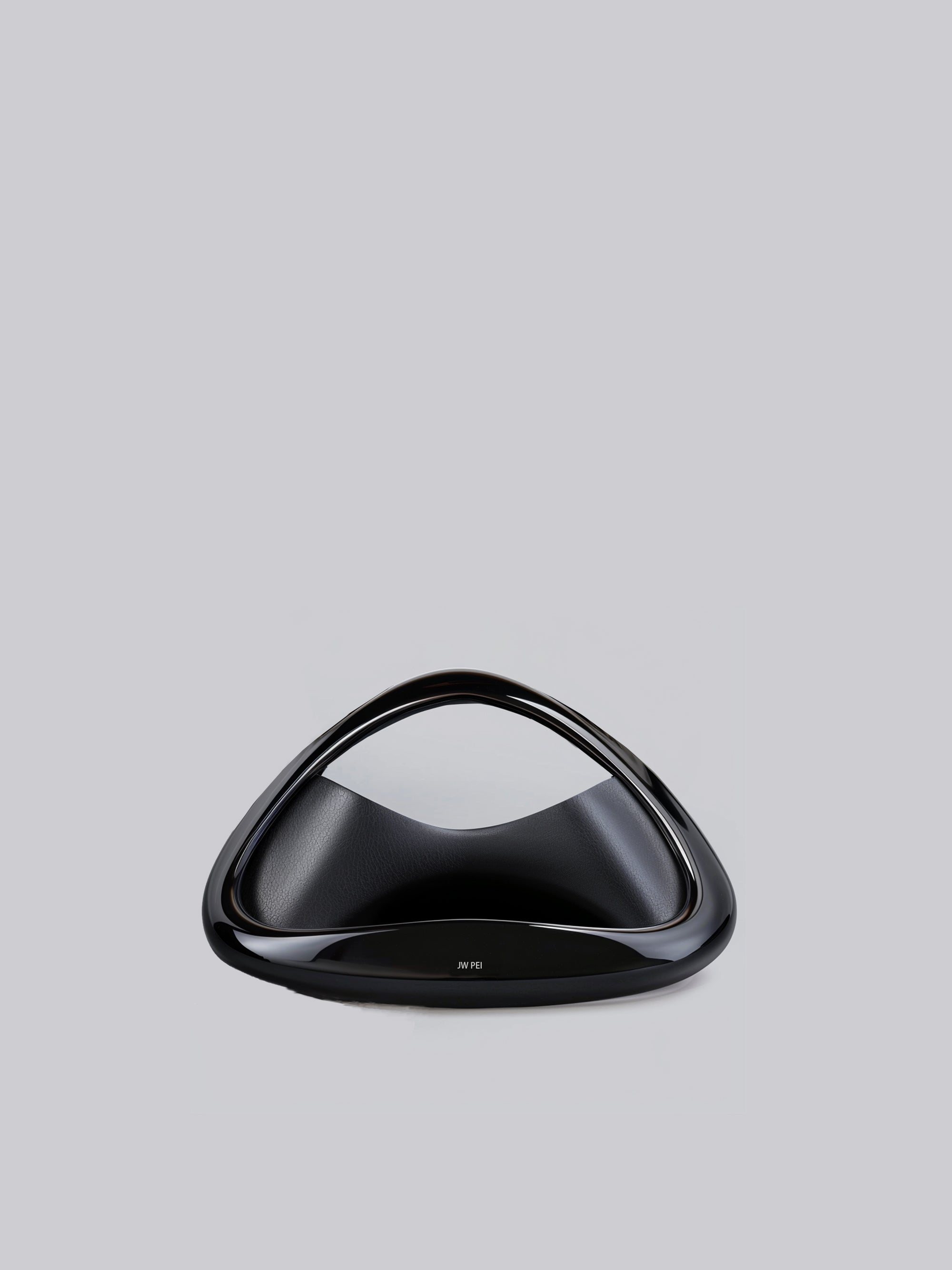 Sophia Integrated Curved Handle Bag Black JW PEI