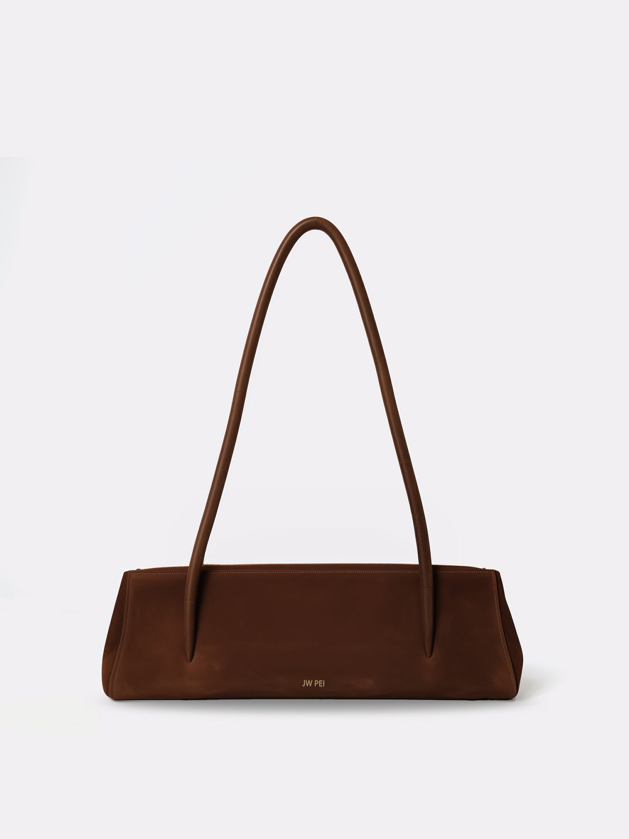 Nova Baguette Style Shoulder Bag - Brown