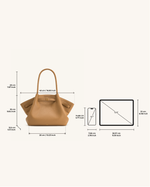 Hana Medium Tote Bag - Latte Color