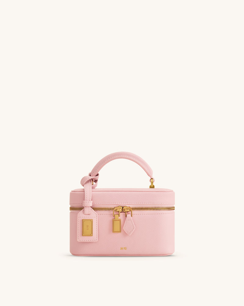 Cleo Box Shape Top Handle Bag - Pink