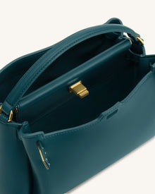 Carmen Top Handle Bag - Teal