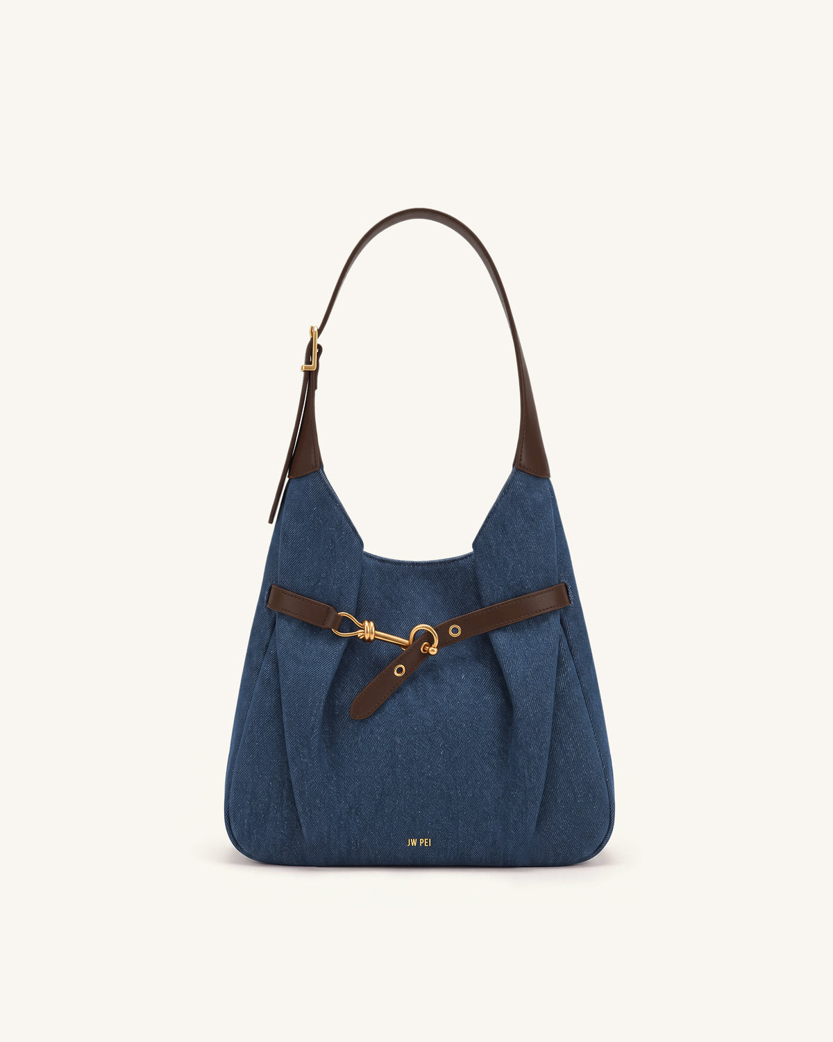 Alina Hobo Bag - Dark Blue Denim