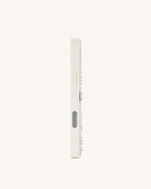 Zebra Star Pearl Phone Case - White