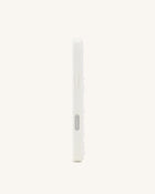 Lemon Slice Faux Pearl Phone Case - White