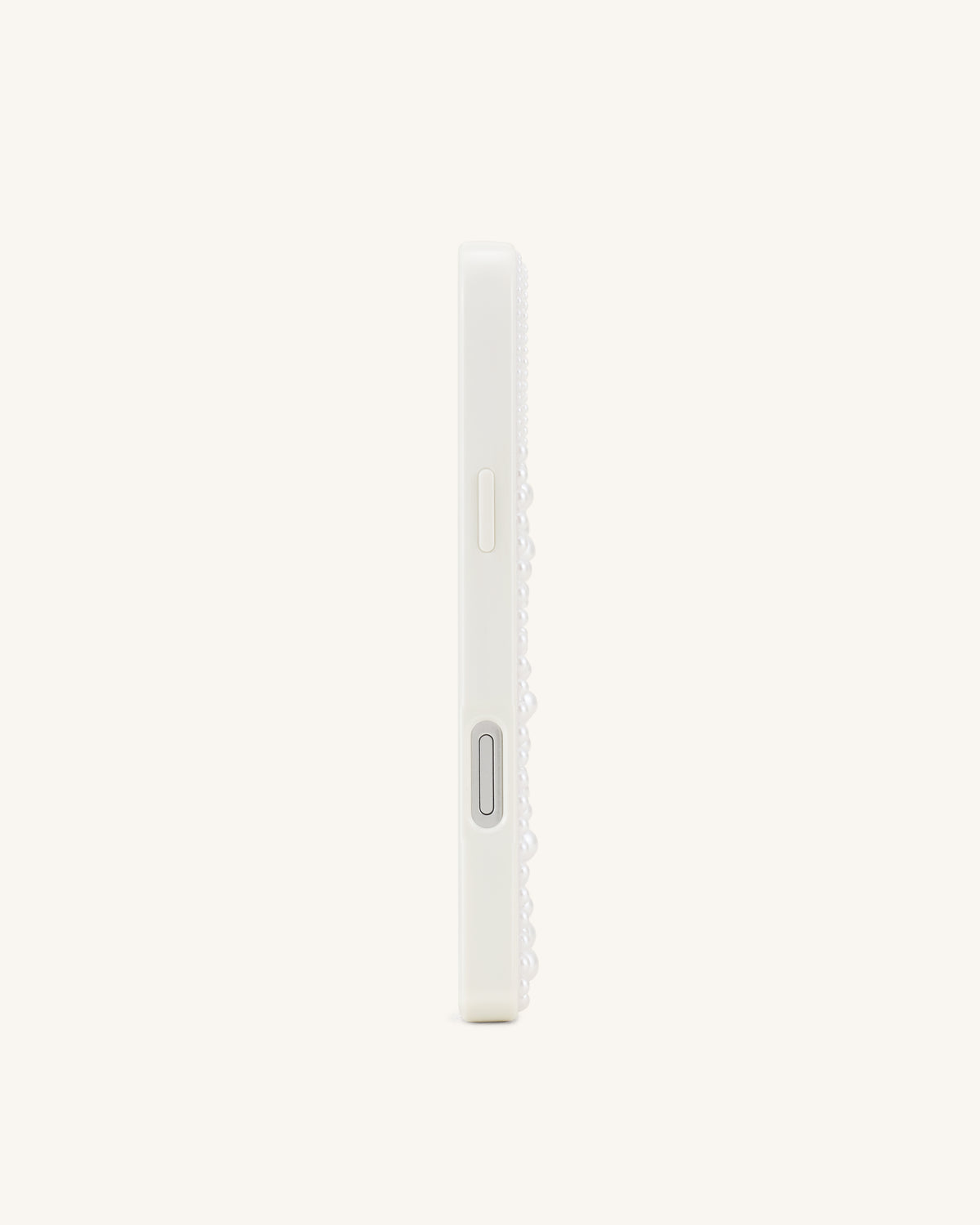 Lemon Slice Faux Pearl Phone Case - White