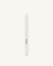 Lemon Slice Faux Pearl Phone Case - White
