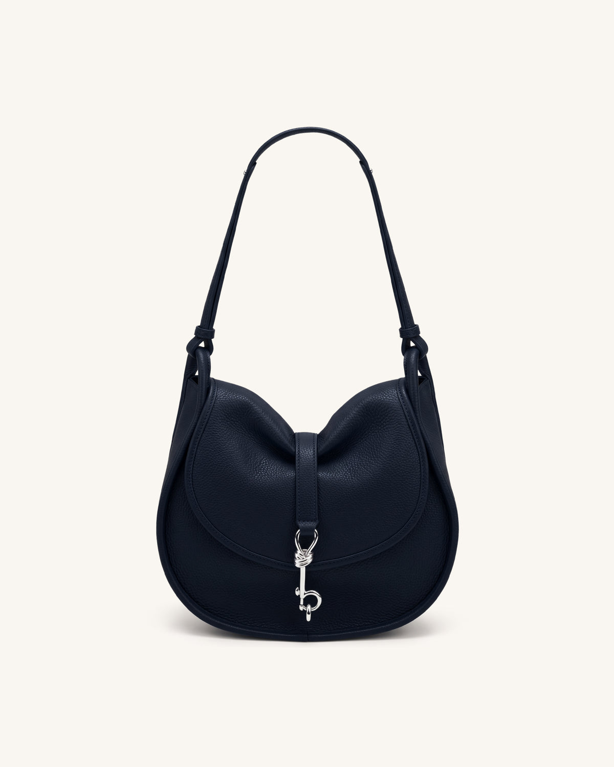 Arla Small Hobo Bag - Navy Blue