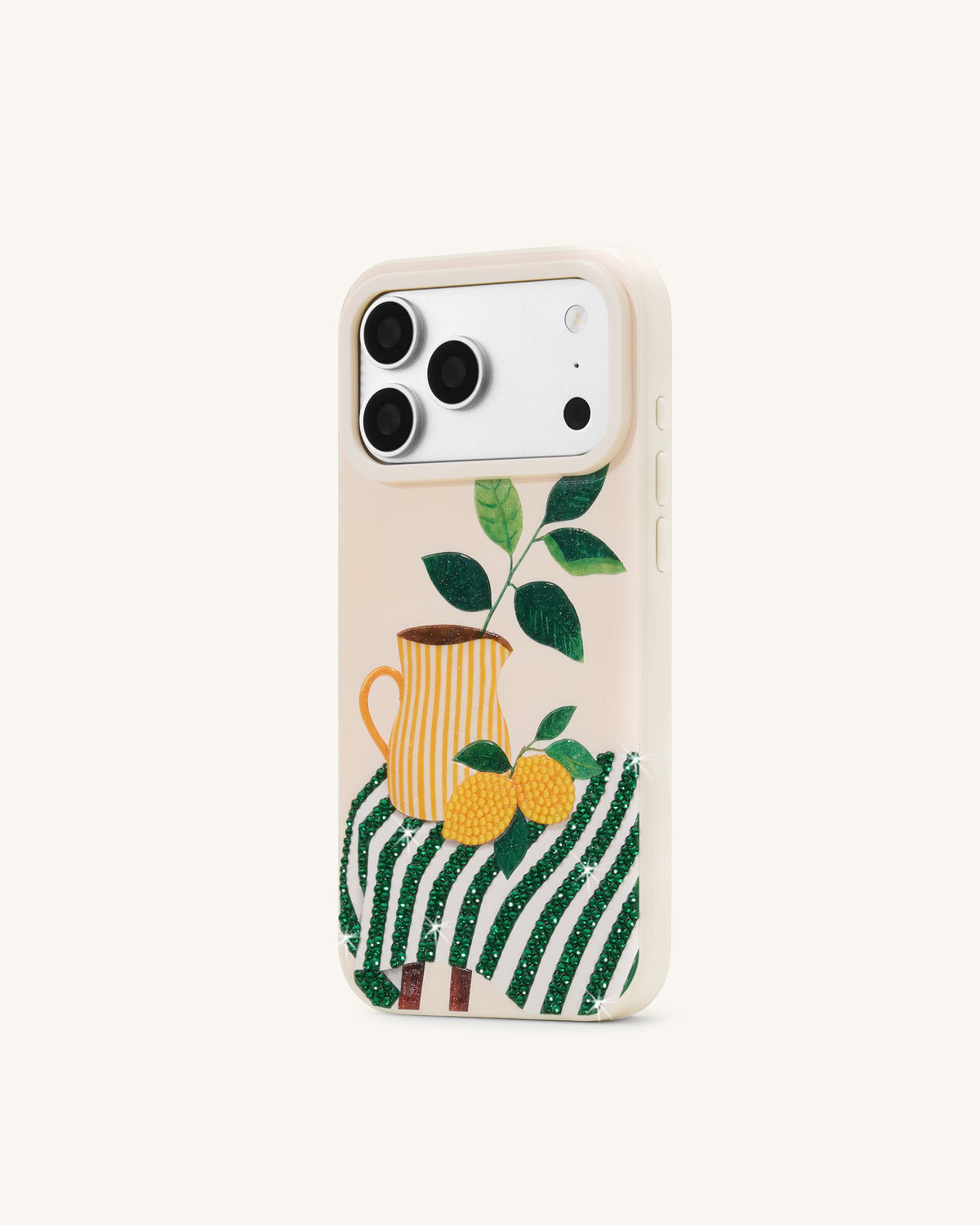 Lemon Pitcher Art Phone Case - Green