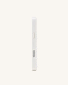 Seahorse Pearl Phone Case - White