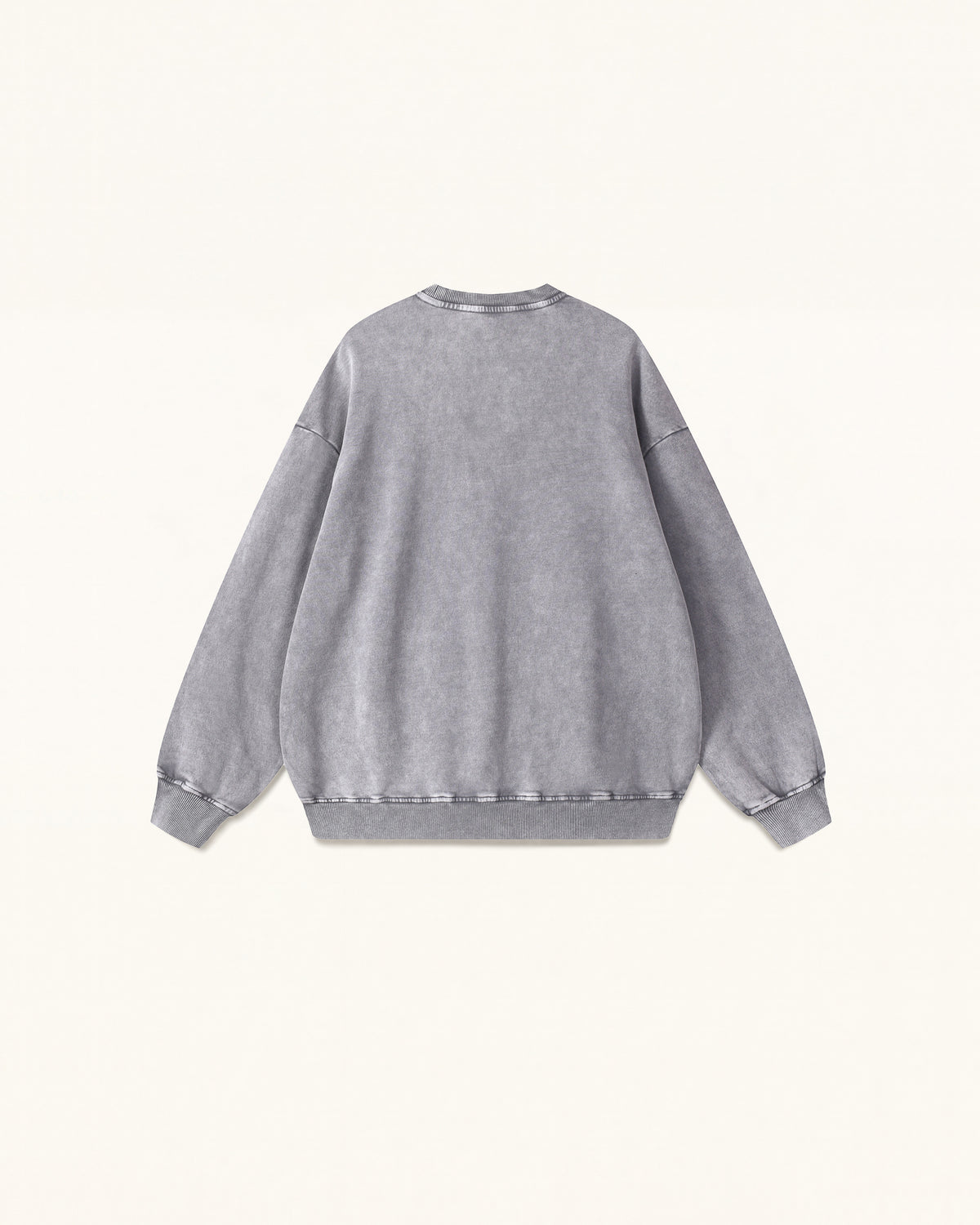 The Enchanted Rhinestone Rose Pullover - Washed Slate