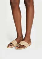 Ava Woven Toe Sandals - Neutral