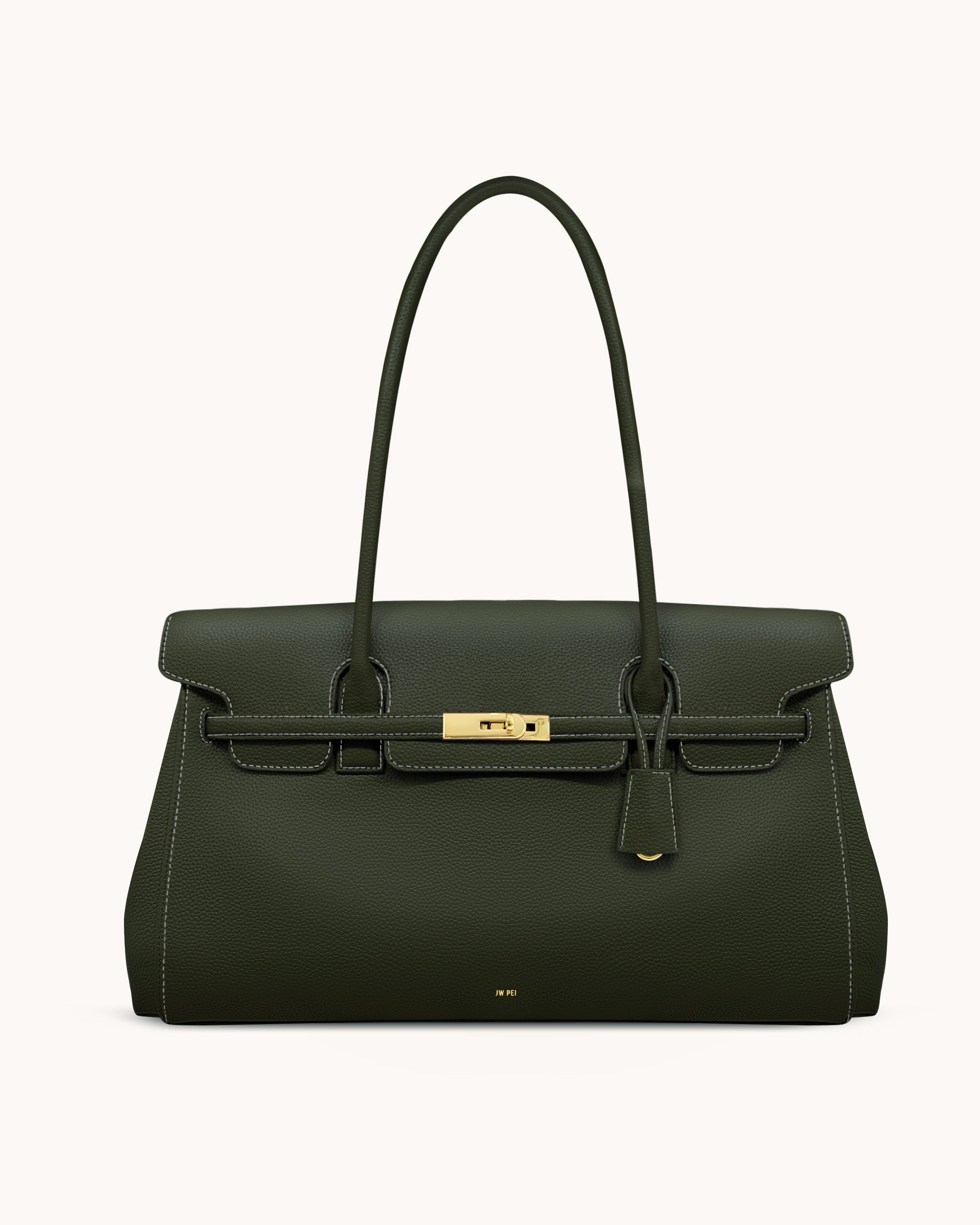 Yara Large Shoulder Bag - Dark Olive