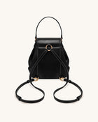 Harper Buckle Pocket Backpack - Black