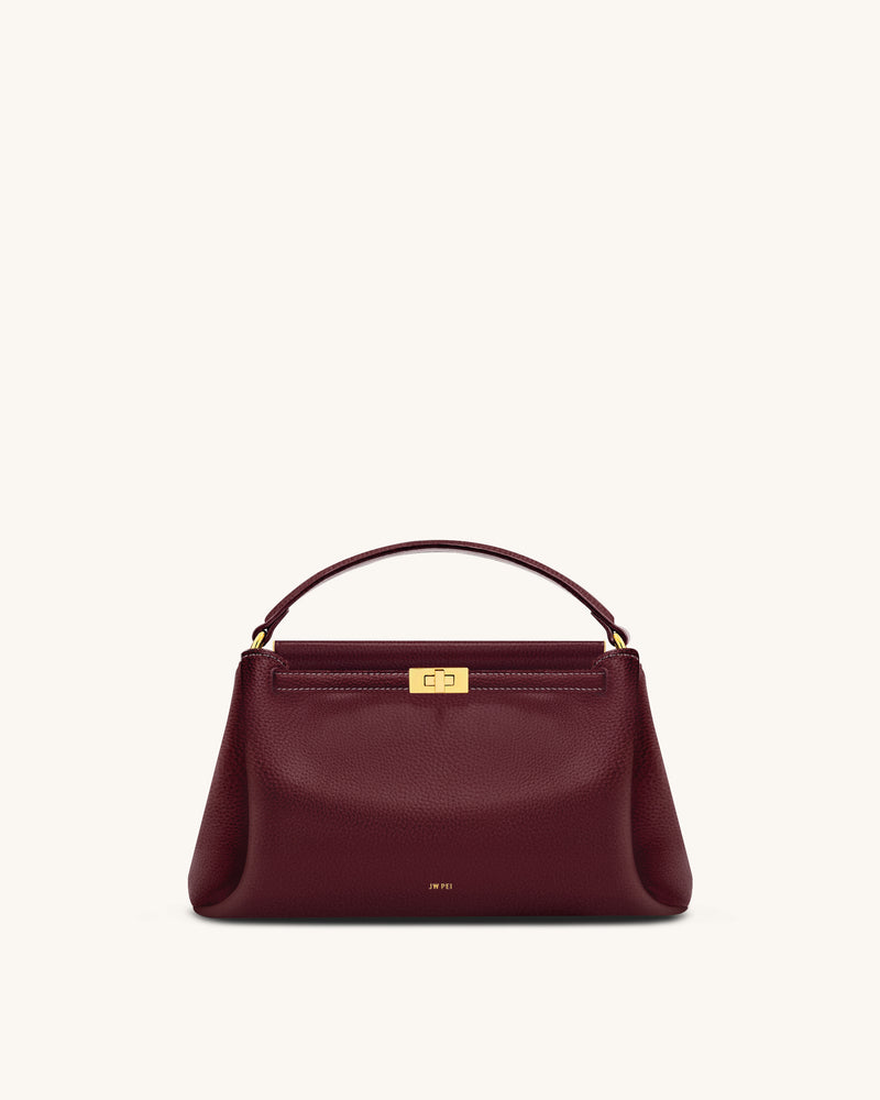 Carmen Top Handle Bag - Burgundy