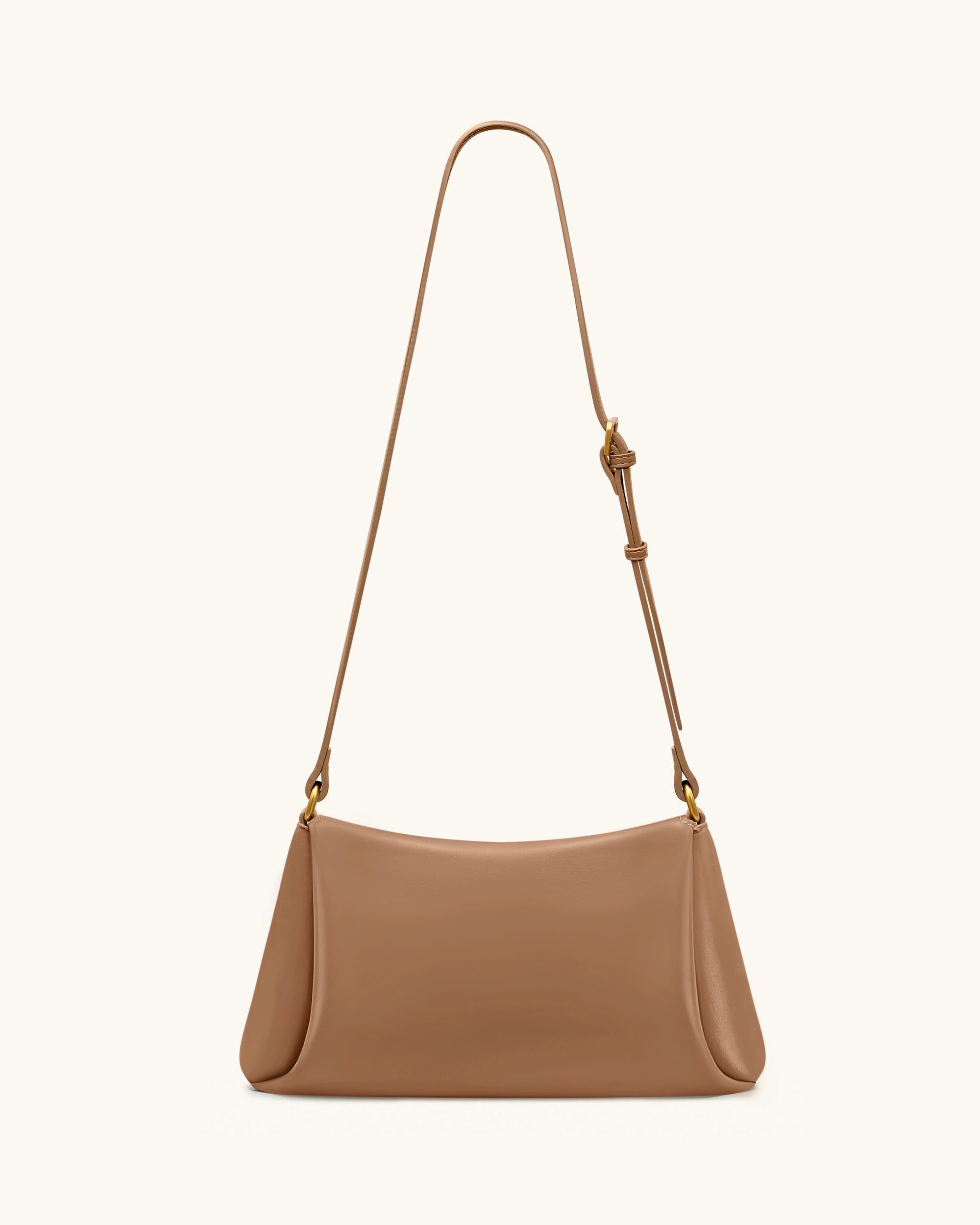 Greta Twist-Lock Crossbody Bag - Brown