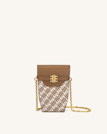 FEI Chain Phone Case - Brown
