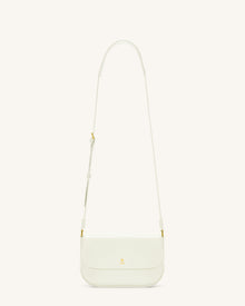 Debby Flap Crossbody  Bag - White