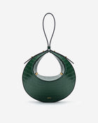 Rantan Bag - Dark Green Croc