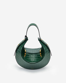 Rantan Bag - Dark Green Croc