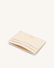 The Card Holder - Ivory Croc