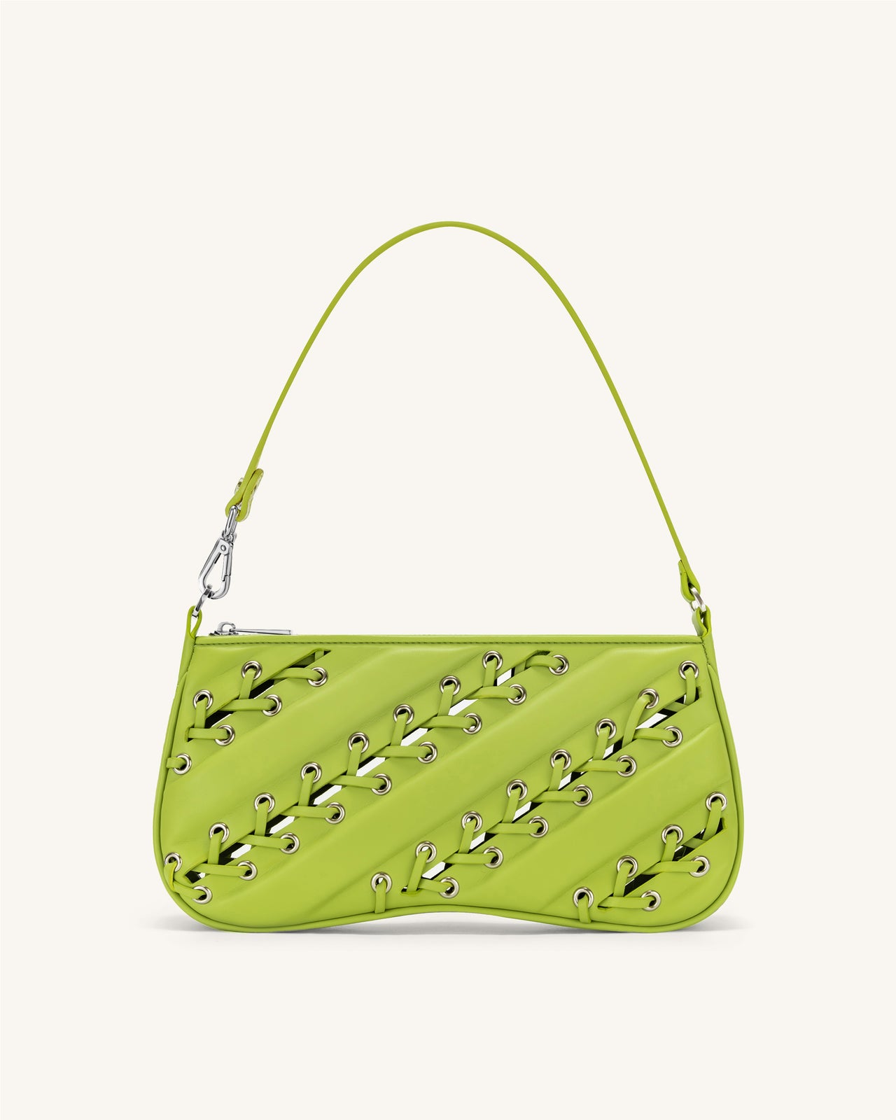 Eva Straps Shoulder Bag - Acid Green