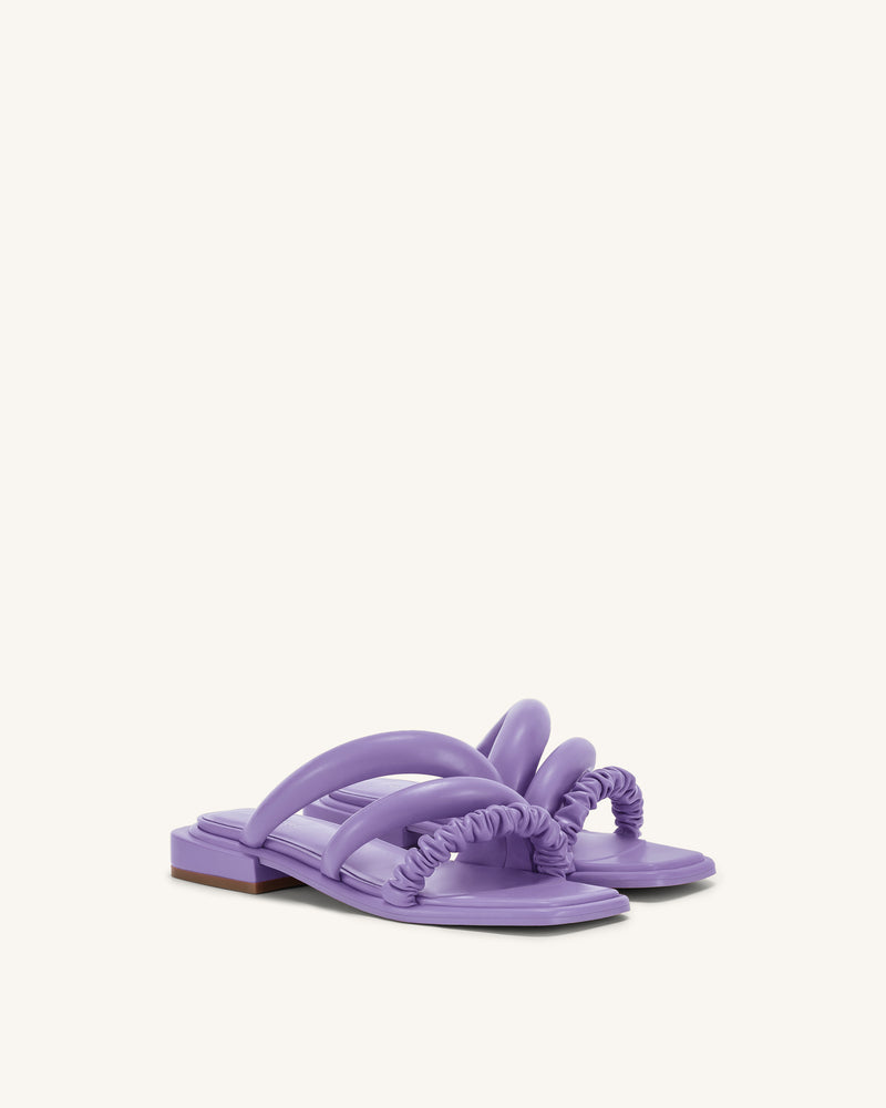 Jada Flat Mule - Lavender Purple