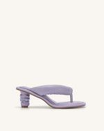 Talia Puffed Sandal - Purple