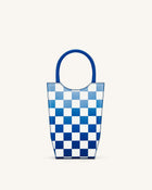 FEI Gradient Checkerboard Phone Bag - Dark Blue