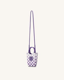 FEI Gradient Checkerboard Phone Bag - Purple