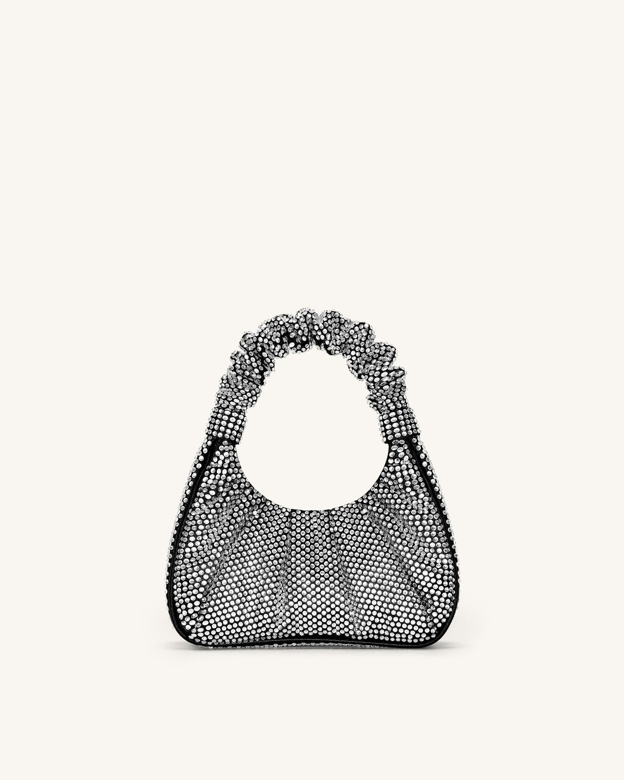 Eva Artificial Crystal Mini Shoulder Bag - Black - JW PEI